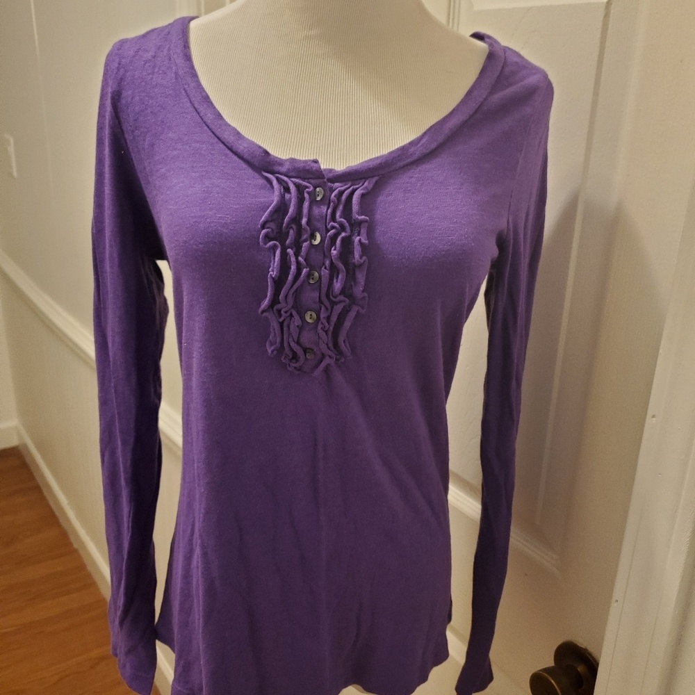 Purple long sleeve shirt-**5 for $20**